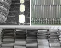 0.9mm borda lisa de 2.8mm Flex Wire Conveyor Belt With à vária