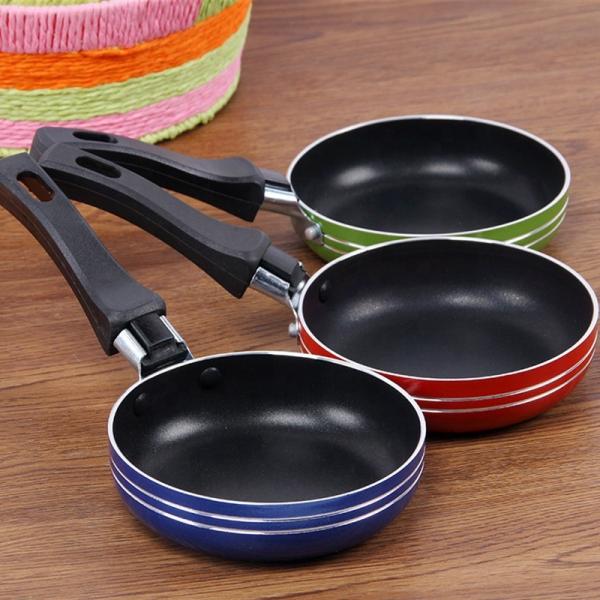 Amazon TOP Seller Flat Bottom Cooking Pans Fry Pans Nonstick Stainless Steel Frying Pans For Kitchen