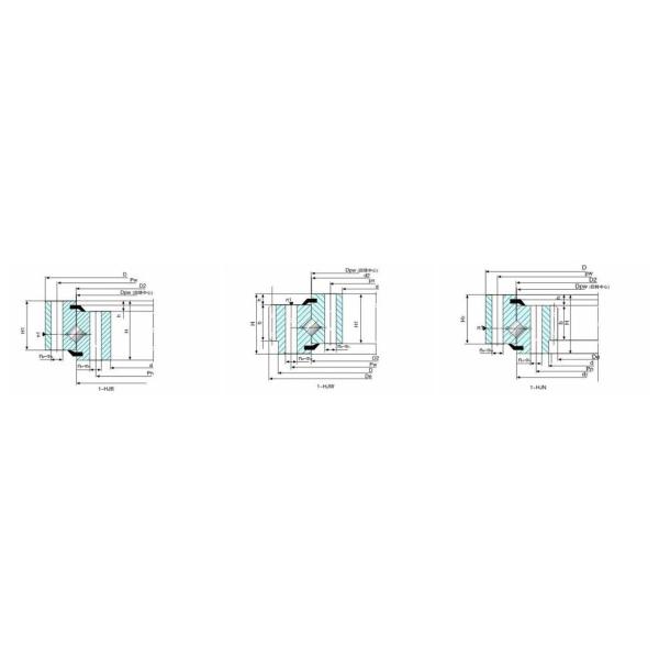 4 Point Contact Thin Section Bearing Small slewing bearing 013.25.315 Internal Gear DL
