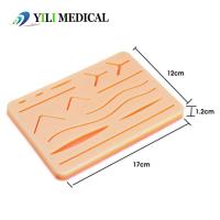 Pad de sutura de silicone resistente a lágrimas para estudantes de medicina Pad de treinamento de sutura