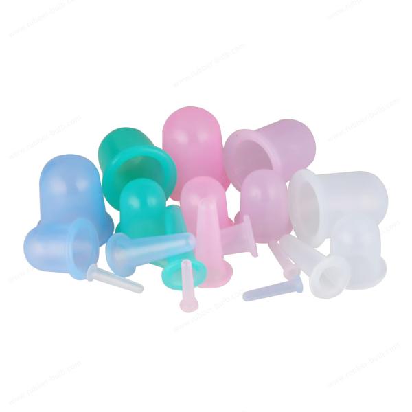 4 Pcs Facial Cupping Set Silicone Cupping Therapy Sets 7Pcs Anti-Cellulite Cup Vacuum Suction Massage Cups