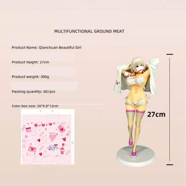 Interactive Action Figures Toy Dolls Collectible Statues Anime Qiancao Model PVC Decoration