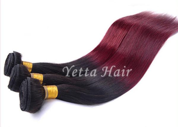 Nenhumas extensões do cabelo do Virgin de Ombre dos piolhos duradouros e brilhanteas