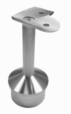 Inox apoio de tubulação do canto de 90 graus para trilhos de aço inoxidável do balcão