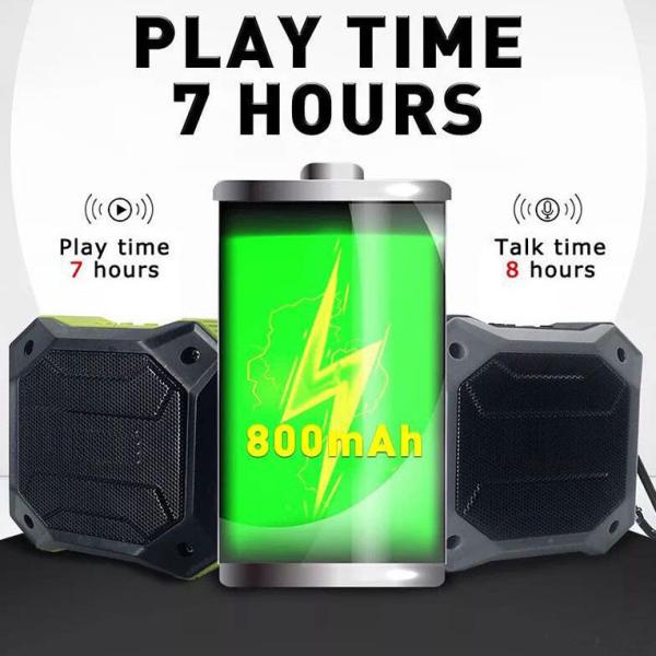 RDA Chip Rechargeable Portable Bluetooth Speakers Automatic Shutdown Energy Saving