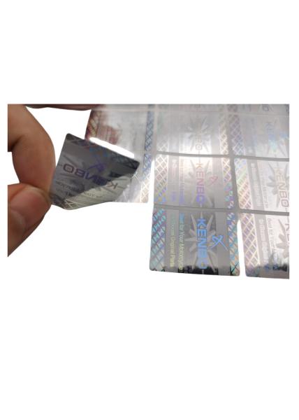 Holograma personalizado Adesivo de papel garrafa de cerveja Etiqueta de sumo de alimentos Etiqueta de cosméticos