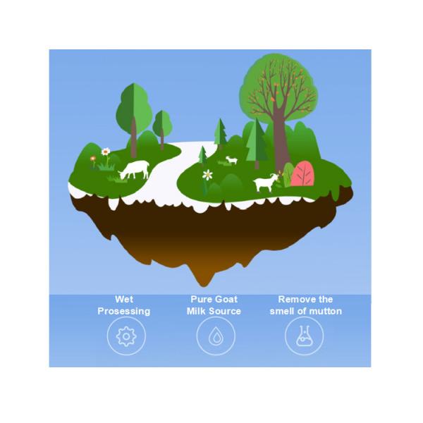 богачи Minera сливк сухого сухого молока козы молока козы 800gm полные