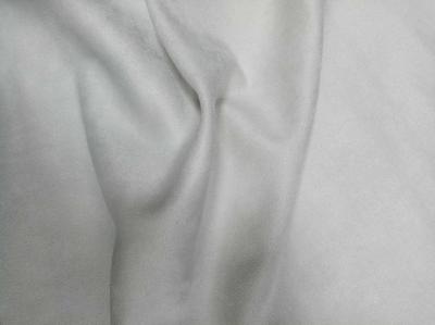 Milk white single-sided suede 295gsm