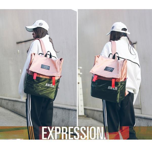 New Korean version of tide backpack for men and women leisure couples backpack outdoor travel student bag