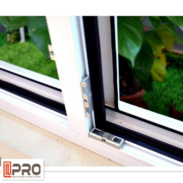 Tempestade horizontal feita sob encomenda moderna Windows do caixilho/tamanhos de alumínio padrão da janela de batente de Windows casa de alumínio