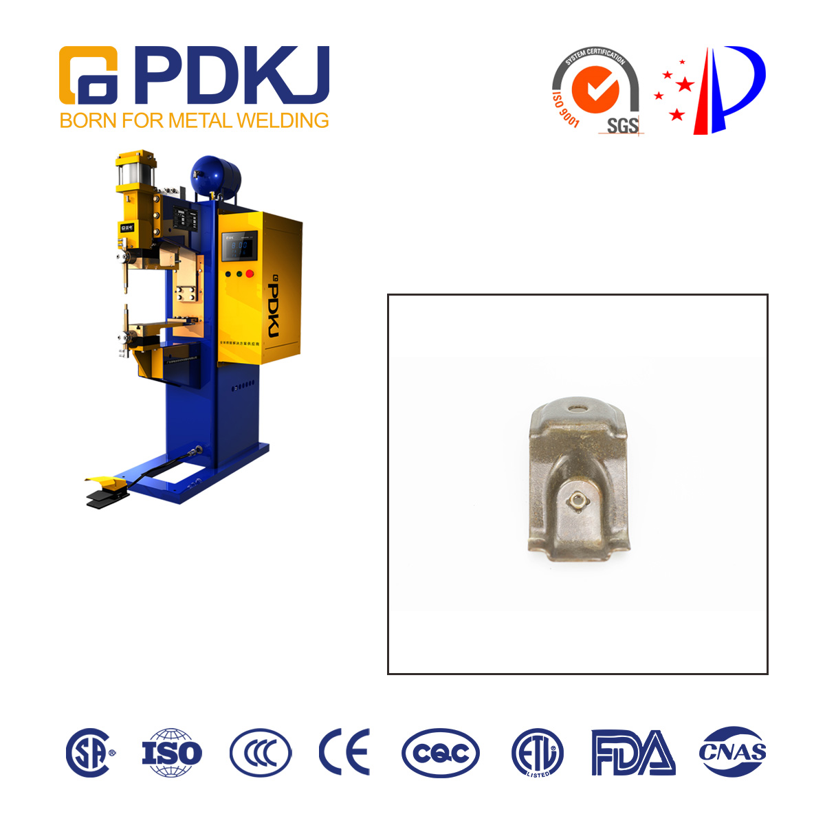 PLC DTB 80 сварочного аппарата пятна DC пневматический