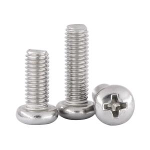 Parafusos principais dos prendedores de aço de Phillips Round Head Screws