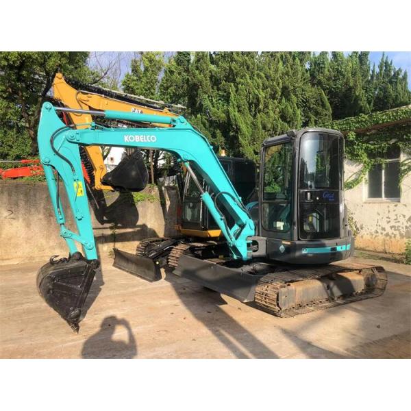 Shanghai Used Kobelco 55 Mini Excavator 5ton with 1260 Working Hours and 31.5KW Power