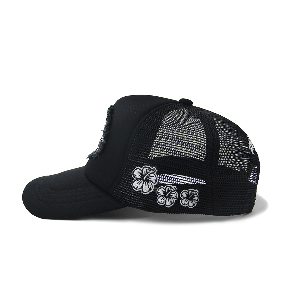 Screen Printing Foam Custom Embroidery Trucker Hats Puff Printing Plain Breathable