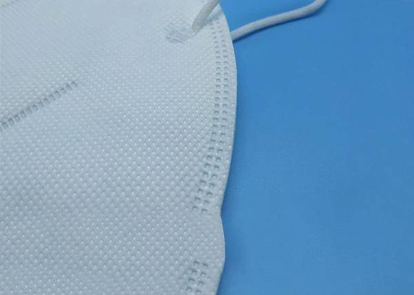 Meltblown Non Woven Disposable Respirator KN95 Mask Four Layers Elastic Strap