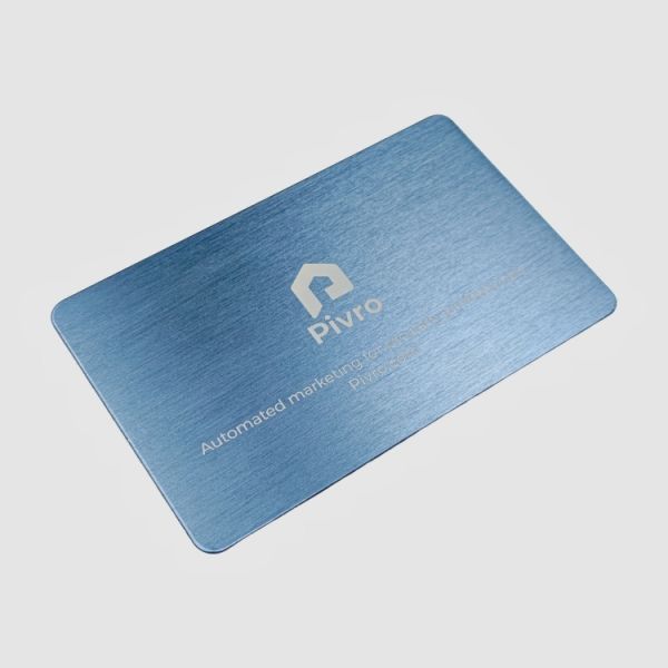 Aluminum Custom Metal Card Commercial Business Card Printing