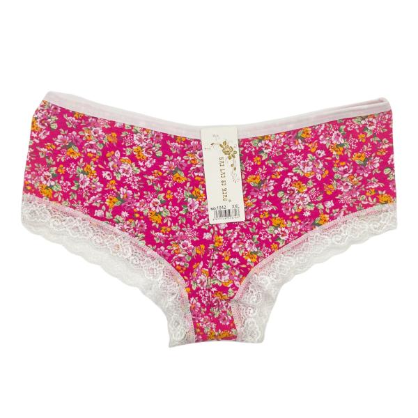 2024 New Style Women's Low Rise Lace Printing Floral Panties High Quality Ladies Brief Underwear Adult Wholesale Price