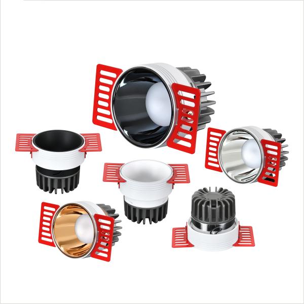 Round Led Downlights For Kitchen Ceiling 85-265V Recessed 7W Power