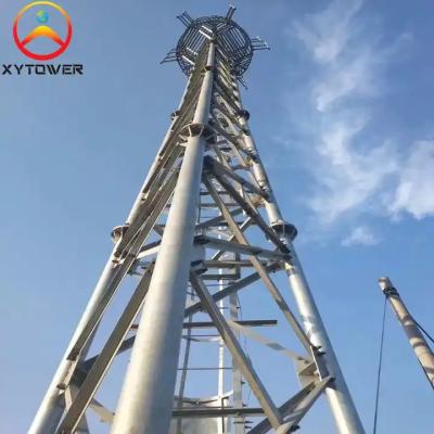 3 Legged Lattice Galvanized Steel Tubular 5G Communication Tower