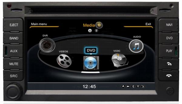 2 din 6.2 inch in dash car dvd player dual screen for Peugeot 307 with auto stereo autoradio syste OCB-017
