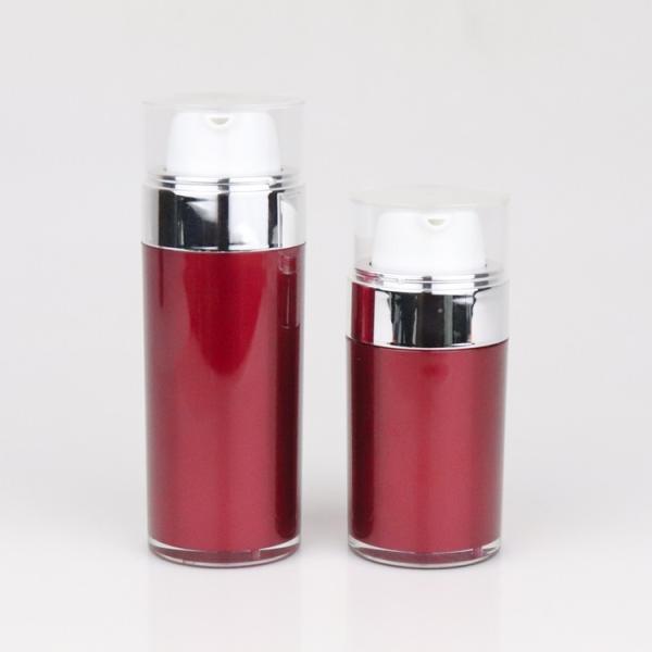 dupla camada de creme cosmética reta acrílica dos frascos de 30g 50g