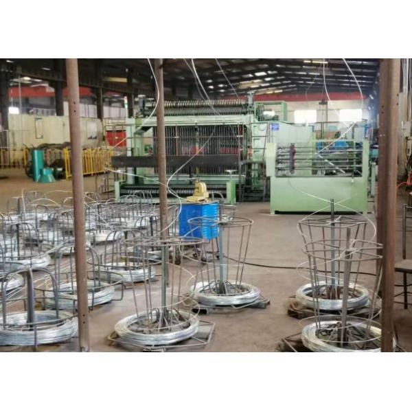 Машина сетки управлением 100*120mm Gabion PLC с перегрузкой защищает провод муфты 2.6mm