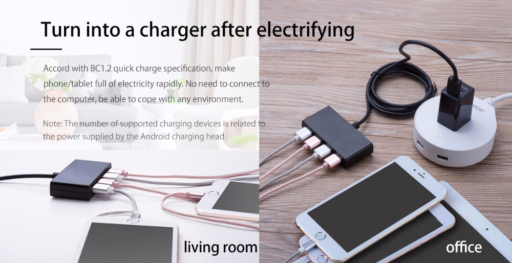 Light Weight MacBook Laptop Tablet 5Gbps USB 3.0 Hub