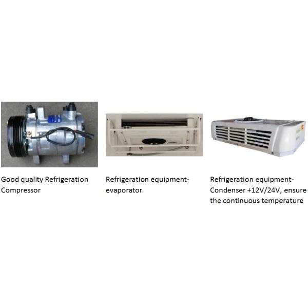 Mini Foton Refrigerated Box Truck Reefer Van Truck With 103HP Petrol Gasoline Engine