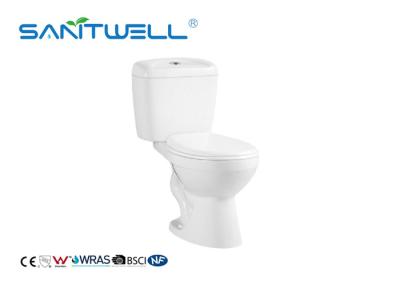 Two Piece Siphonic Wc Toilet Close Coupled Toilet S Trap CE Certification