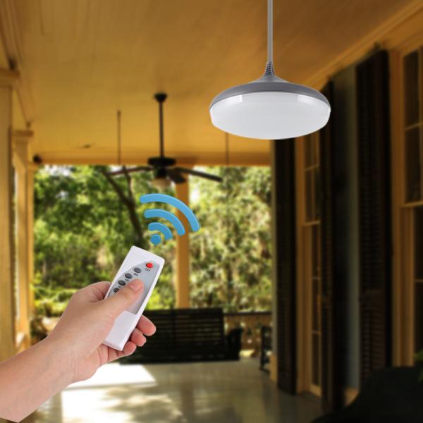 Residential Warm 2w Outdoor Hanging Solar Pendant Light 6000K-7000K