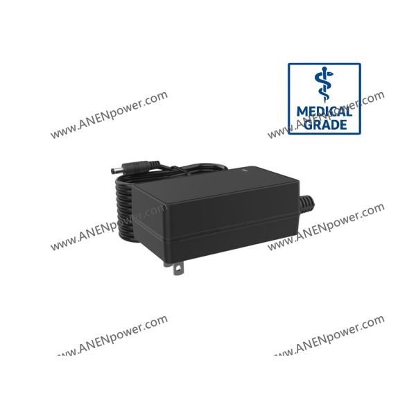 48W Medical Power Supply, 24V 2A Output AC Adapter for Therapy Equipment