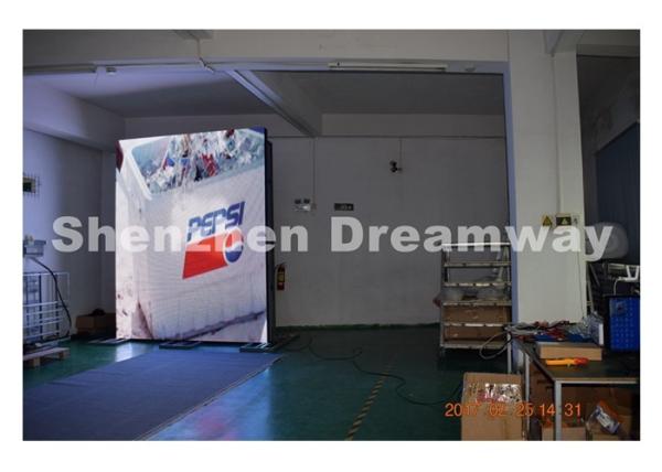 Commercial 1/2 Scan square Outdoor Advertising LED Display Rear Maintenance
