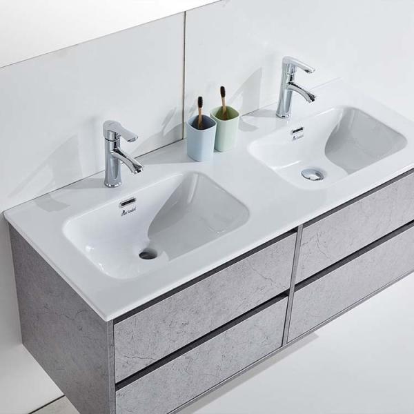 Bathroom Furniture Cabinet Wall Mounted Sink Mirror Set Bathroom Wood Vanity