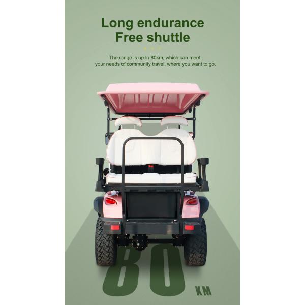 Electric Hunting Golf Cart for 6 Passengers Integrated Battery Driving Mileage 70-90km