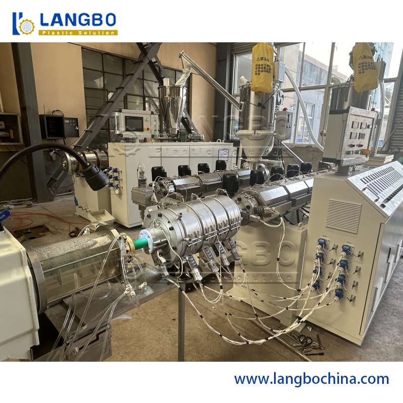 Plastic PPR Water Supply Pipe Production Line PPR Pipe Making Machine For Hot And Cold Water System