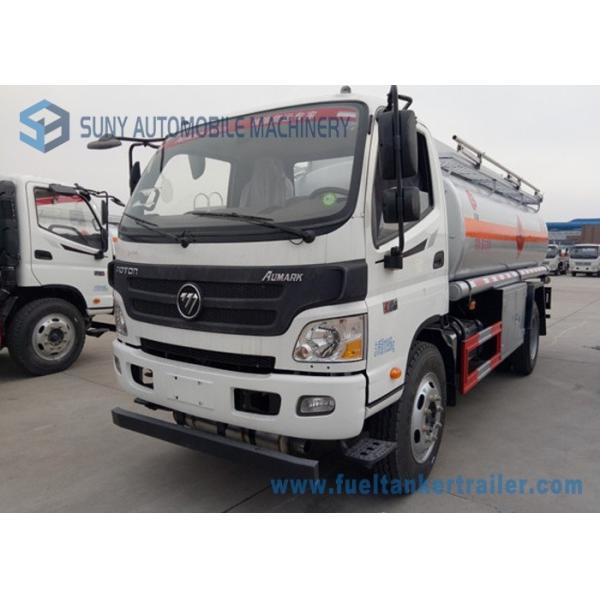 Foton Oil Tank Truck 4*2 Fuel Tank Truck 138 HP carbon steel Tanker Truck