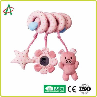 BB 20cm espiral recém-nascido de Toy With Rattle And do Pram sibilante