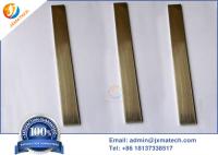 Blanco rectangular del iridio