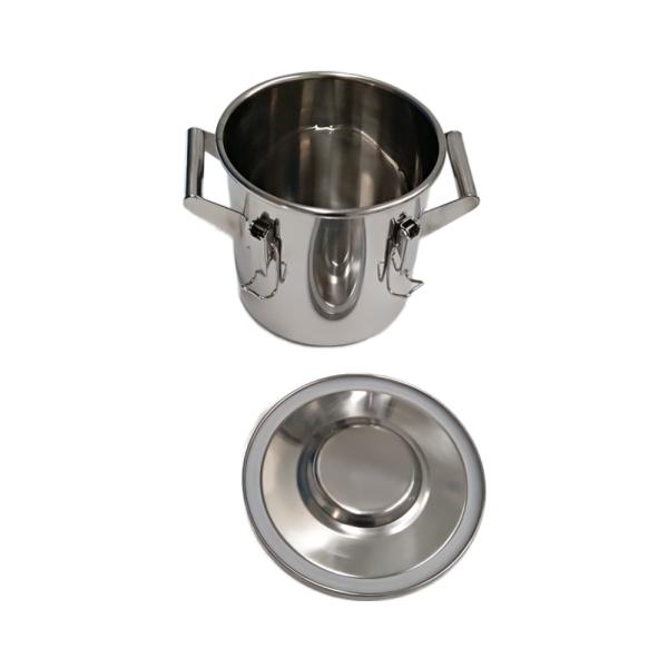 200mm Height Stainless Steel Round Drum Corrosion Resistant Durable for Industrial Storage Needs
