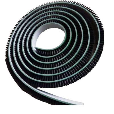 GV que lustra a escova de fio industrial de matéria têxtil de nylon redonda da linha da correia