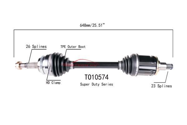 2010 Toyota Highlander CV Axle Joint Front Axle Assembly Replacement