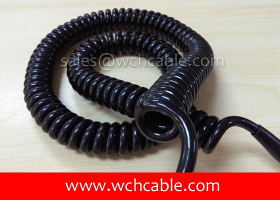 UL Certified Medical Healthcare Connection Spiral Cable with Polyurethane PUR Sheath