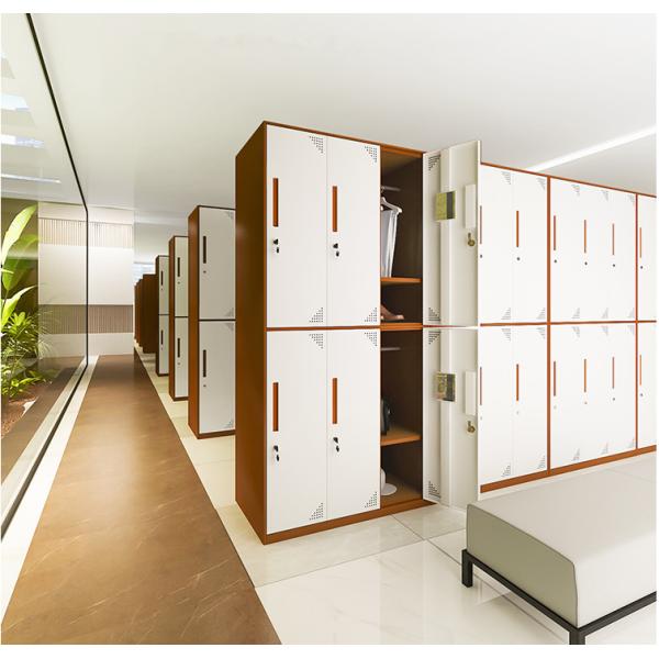 H1850mm Changing Room 3 Doors CE Metal Storage Locker Cabinet