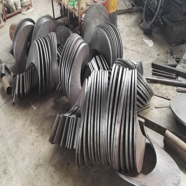 Continuous Cold Rolled Flight Centerless Screw Spiral Blade Ground Shaftless