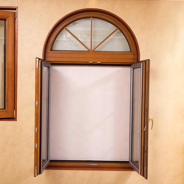 Beautiful Wood Grain Aluminum Extrusion T3-T8 Aluminum Window Frame Extrusions