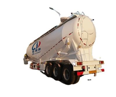 3 axles 60tons flour cement bulk tank semi trailer tanker truck trailers from producer