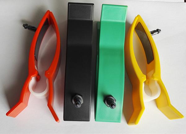 Reusable Ag / AgCI ECG Suction Electrodes Universal Limb Clamp Latex free