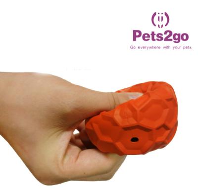 Bola de borracha macia do escapamento do alimento do OEM para animais pequenos
