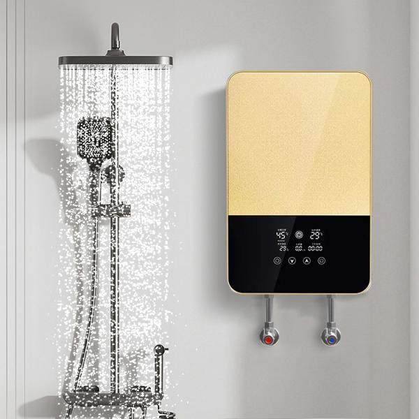 8KW Bathroom Water Heater Instantaneous Smart Water Geyser Heating
