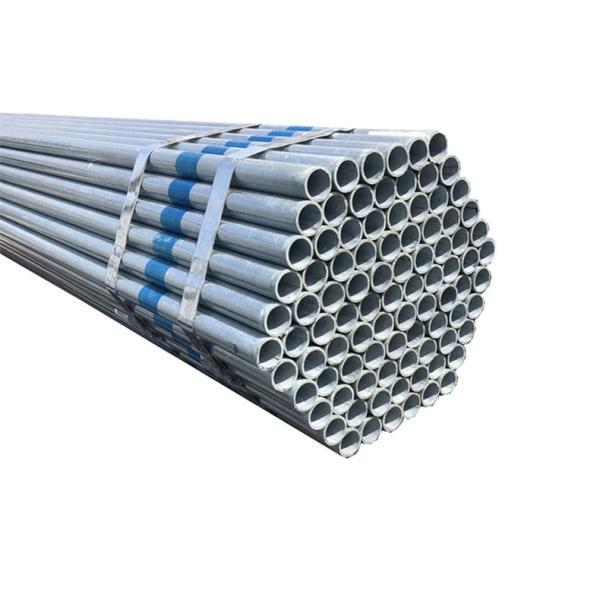 Round Z80 Galvanized Steel Pipe Tube For Gas Pipeline SGS ISO certificate